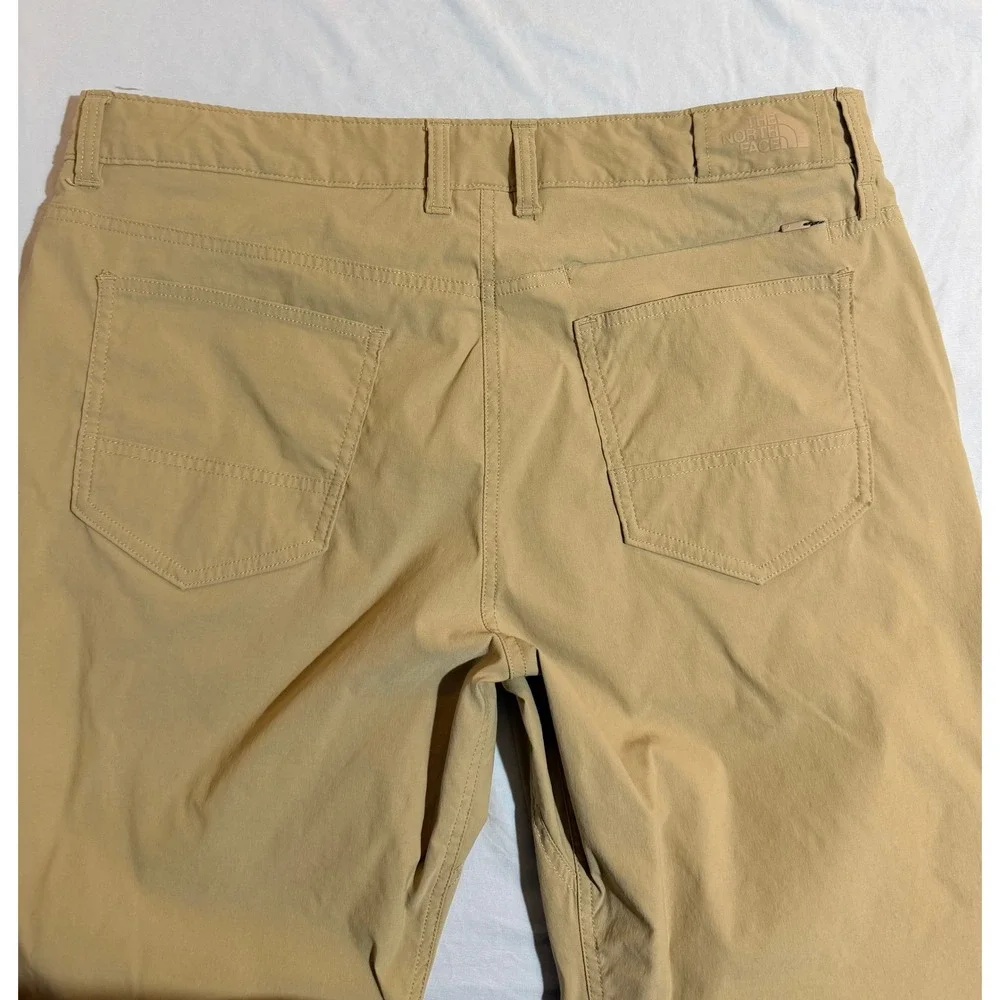 The North Face Mens Hiking Straight Leg Pants Khaki Tan Size 36x30‎